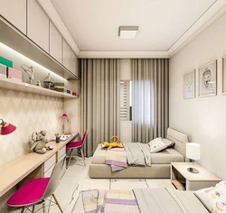 Children's bedroom design 15 sq m