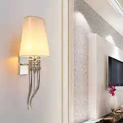 Modern sconces in the hallway photo