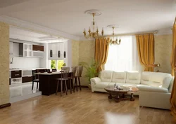 Foto daxili mətbəx qonaq otağı iqtisadiyyatı