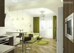 Photo Interior Kitchen Living Room Economy