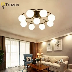 Ceiling Chandeliers For Suspended Ceilings In The Living Room Photo Interior