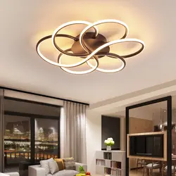 Chandeliers шифт барои шифт боздошта дар ҳуҷраи меҳмонхона акс интерьер