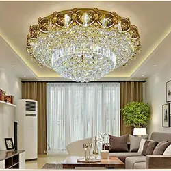 Chandeliers шифт барои шифт боздошта дар ҳуҷраи меҳмонхона акс интерьер