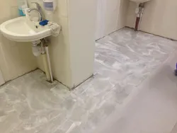 Linoleum bath photo