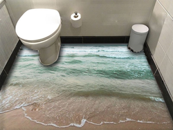 Linoleum hamam fotoşəkili
