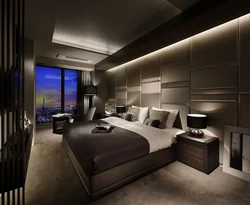 Bedroom interior close-up