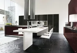 Kitchen Design Dark Tiles