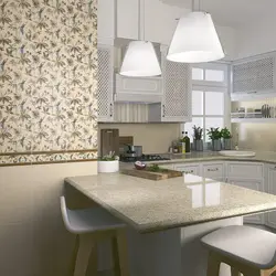 Плітка керама марацы ў інтэр'еры кухні