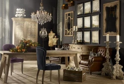 Walls living room interior classic