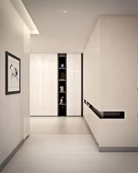 Doors to the interior of the corridor in the apartment