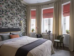 Roman Blinds In A Modern Bedroom Interior