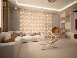 Қонақ бөлмесінің интерьеріндегі қабырға панельдерінің фотосы