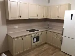 Дизайн Бежевой Кухни Фото Угловой