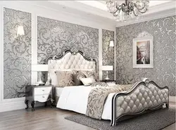 Fashionable wallpaper for bedroom walls photo