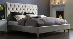 Тарҳи хоб бо як кат бо headboard нарм