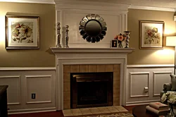 If there is a fireplace in the hallway photo