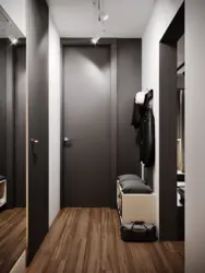 Photo of the interior of the hallway in the studio apartment