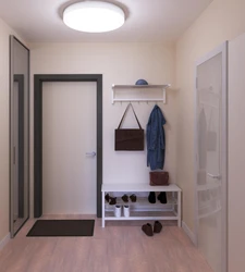 Photo of the interior of the hallway in the studio apartment