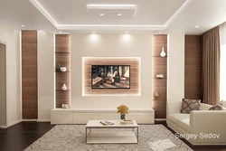 Design in coffee tones for living room