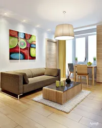 2 room living room design photo