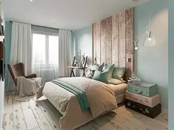 Bedroom in mint color design photo