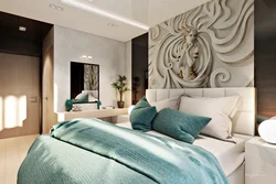 Bedroom Interior In Turquoise Style