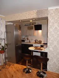 Хрущевтегі ас үйдегі бар үстелдері фотосуреті