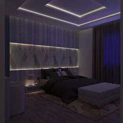 Daxili Dizayn Yataq Otağı Tavan Işıqlandırma