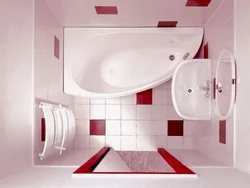 Small corner bath design