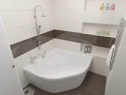 Small corner bath design