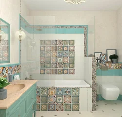 Mediterranean style bath design
