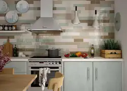 Müasir foto kafel mətbəx önlükləri