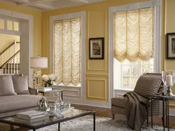 French Curtains In The Living Room Interior