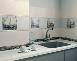 Керам плитка кухня фартук фото