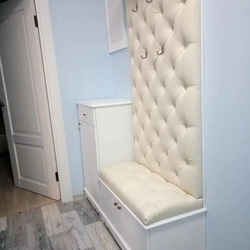 Hallway design with sofa