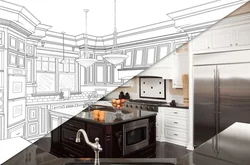 Фото кухонный гарнитур для кухни в квартире