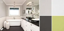 Combination Of Colors In The Interior Photo In The Bathroom