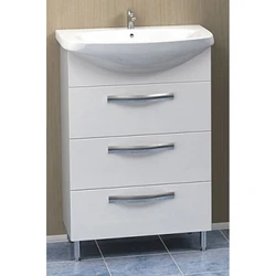 Hammom lavabo bilan shkafi 50 sm fotosurat