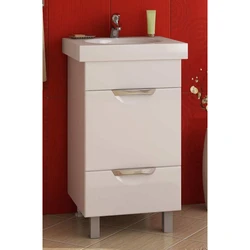 Hammom lavabo bilan shkafi 50 sm fotosurat