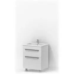 Cabinet With Bathroom Sink 50 Cm Photo