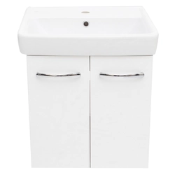 Cabinet with bathroom sink 50 cm photo