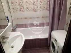 Bathtub In Brezhnevka Renovation Photo