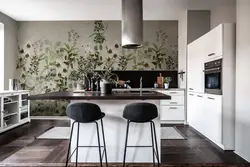 Wallpaper for the kitchen photo design of the year new items