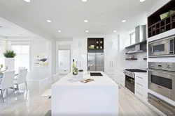 White Kitchen In The Room Photo
