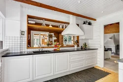 White kitchen in the room photo