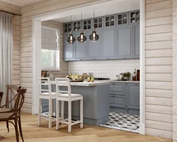 White kitchen in the room photo