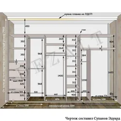 Жатын бөлмесінің фотосуретіне арналған гардеробтың эскизі