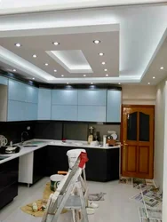 Kitchen ceiling photo 6 m