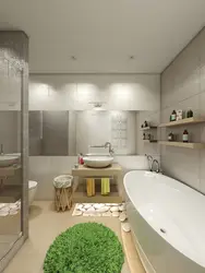 Bathroom design 11 sq m with bath