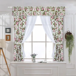 Kitchen design provence curtains